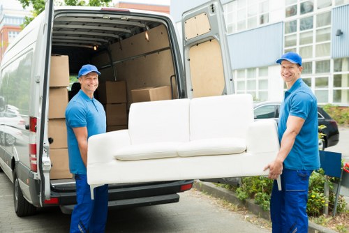 Furniture storage solution in Belsizepark with secured household items