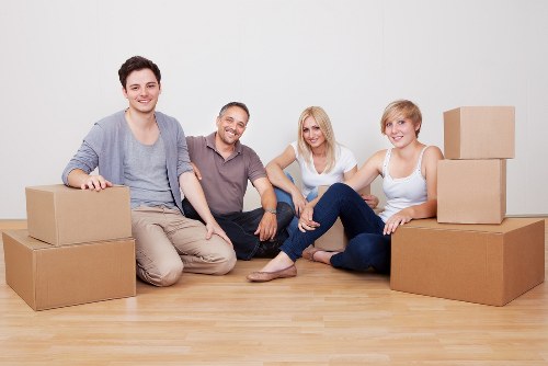 Secure storage units for household items in Belsizepark